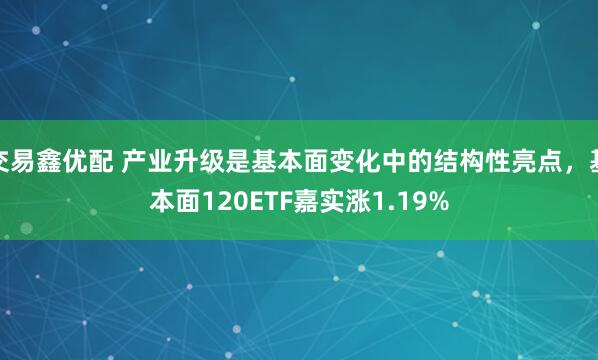 交易鑫优配 产业升级是基本面变化中的结构性亮点，基本面120ETF嘉实涨1.19%